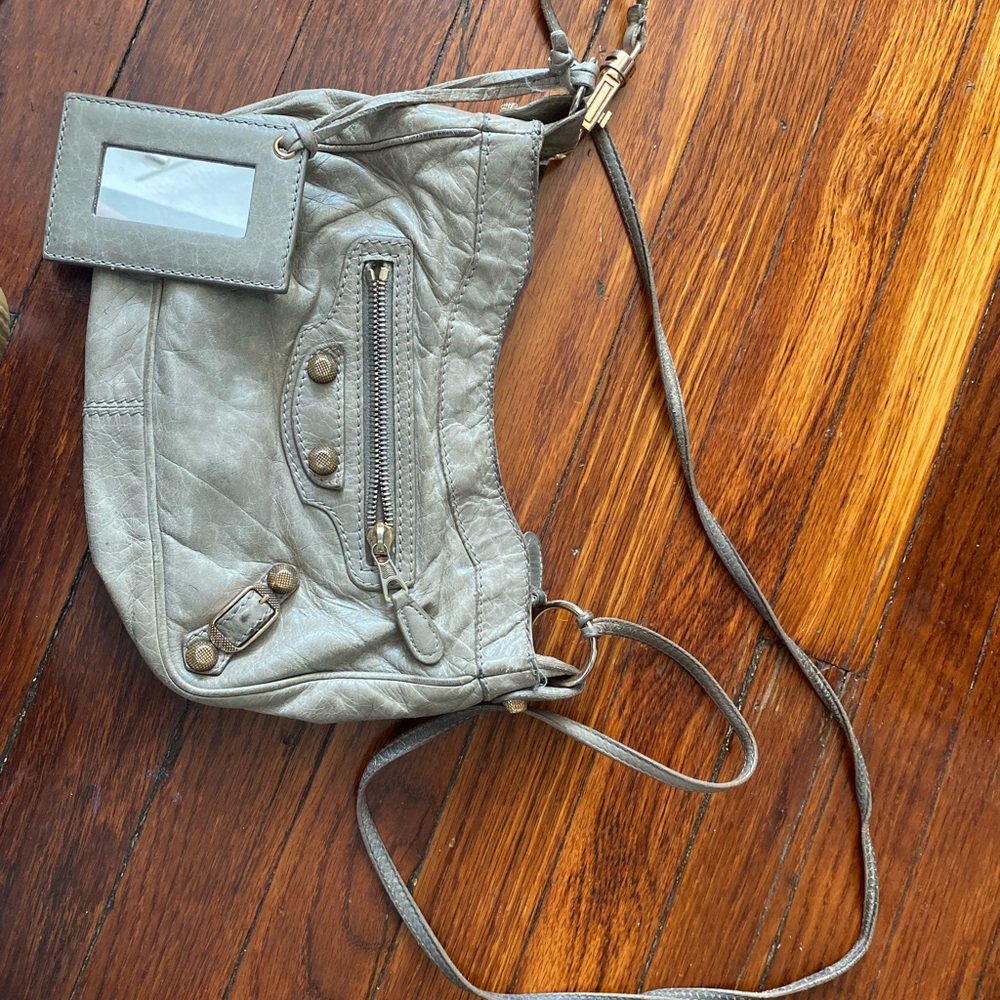 Balenciaga grey crossbody bag - Picture 4 of 7